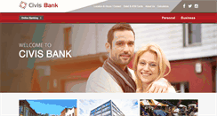 Desktop Screenshot of civisbank.com